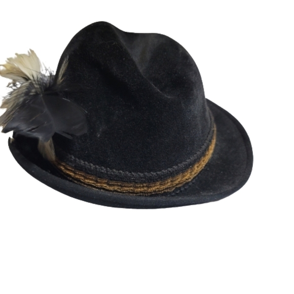 Champ hat "feel the felt" campus men's shop hat with feathers - Picture 1 of 11